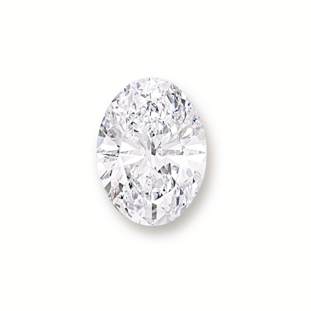 Magnificent Oval Diamond sothbey's luxuryvolt