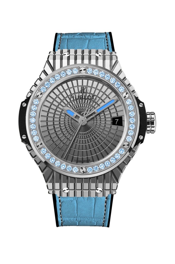 HUBLOT CAVIAR LADY 305 BIG BANG FERRARI BLUE SWISS LUXURY-8