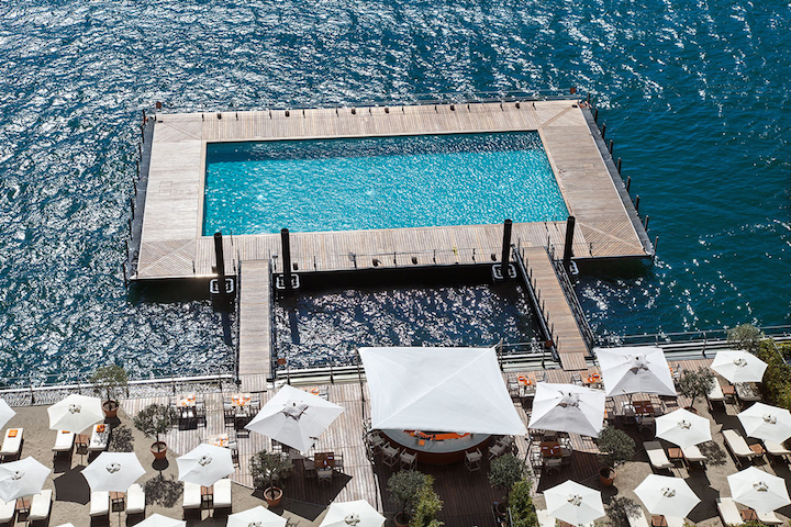 Amazing pool hotel luxury italy como george clony
