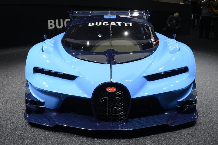 The Bugatti Vision Gran Turismo is driven by a W16 engine,