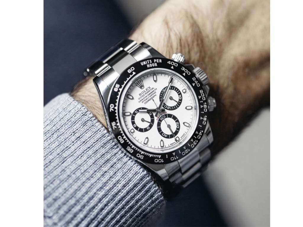 roger federer new rolex black ceramic steel watch white dial 2016