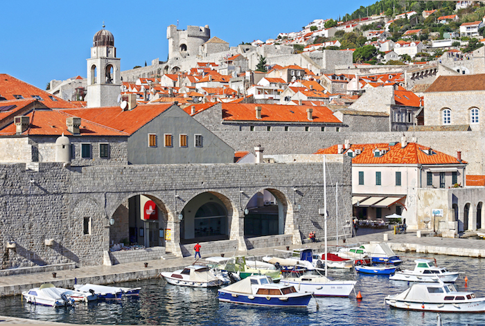 The King's Landing is Old Town Walls of Dubrovnik in Croatia