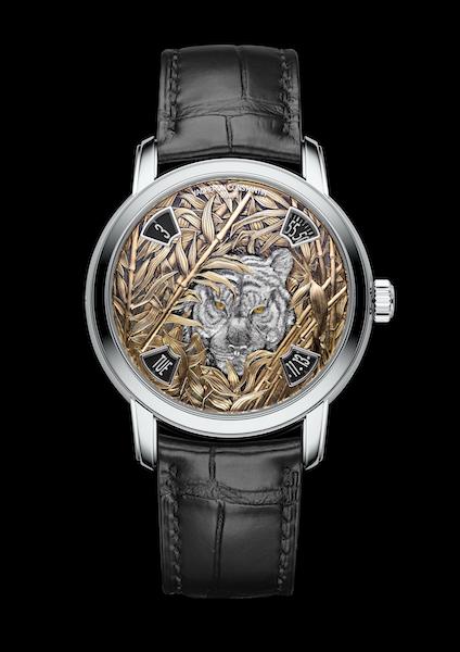 Vacheron Constantin SIHH 2019 Mysterious Tiger engraved watch from Cabinotiers collection