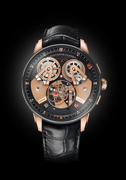 Price of Christophe Claret Angelico watch in red gold is 238’000 CHF