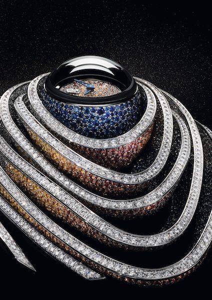 Audemars Piguet Sapphire Orbe set with more than 12,000 stones.